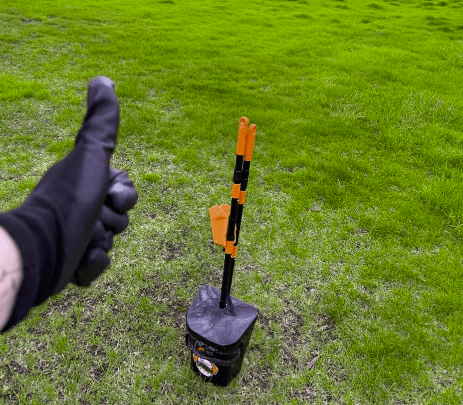 Pet waste removal process including vacuuming, brushing, rinsing, and maintenance